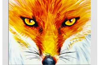 Paint Nite: Orange and Gray Fox